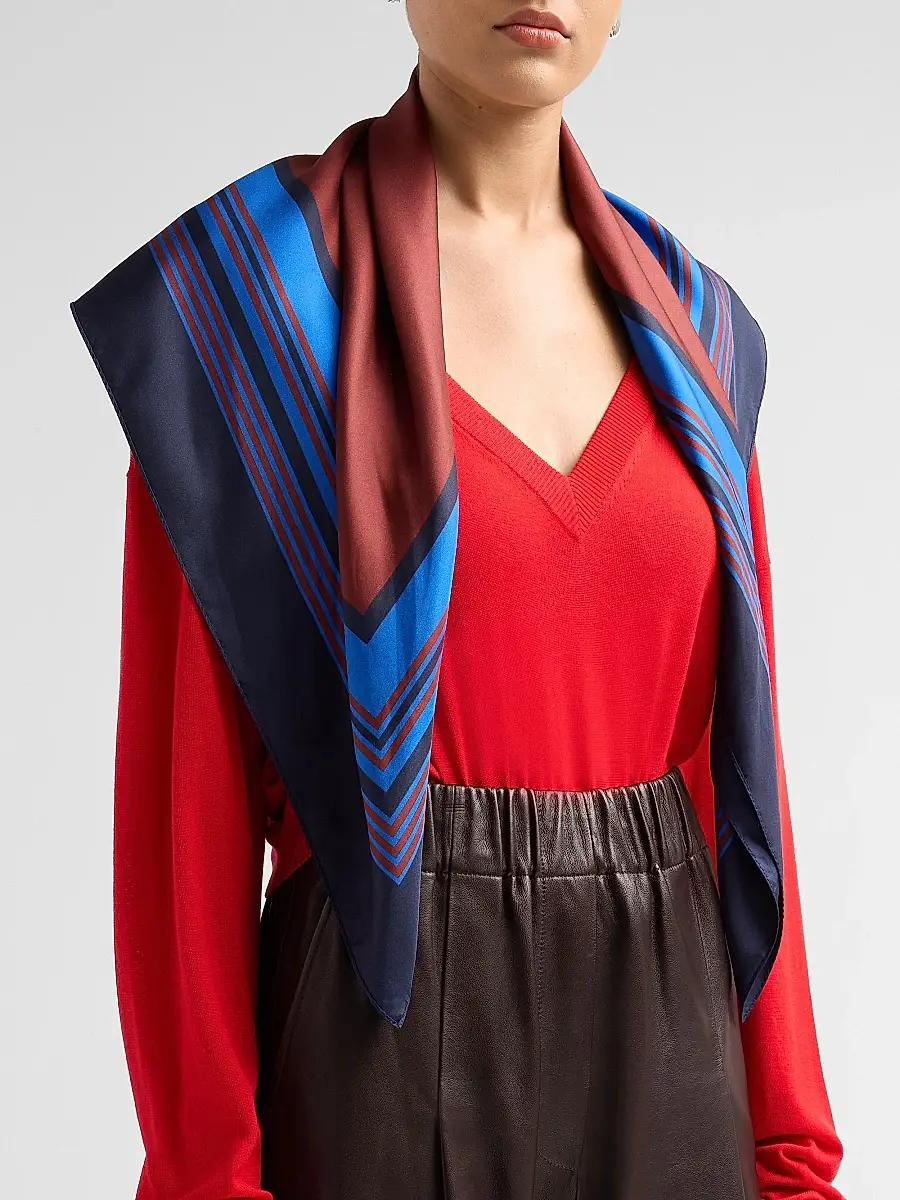 A.L.C. A. L.C. Women's Albers Printed Silk Scarf | Thumbnail 3 A.L.C. A. L.C. Women's Albers Printed Silk Scarf | Thumbnail 3