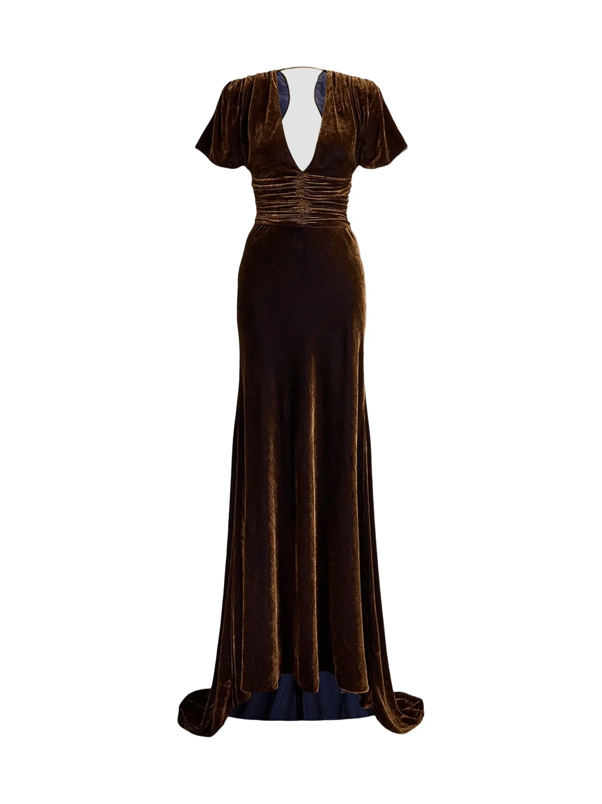 Women's Charisse Velvet V-Neck Gown Women's Charisse Velvet V-Neck Gown