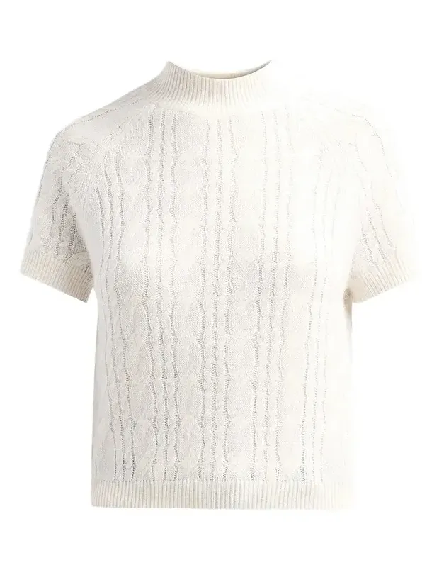 dh New York Women's Claude Cable-Knit Top