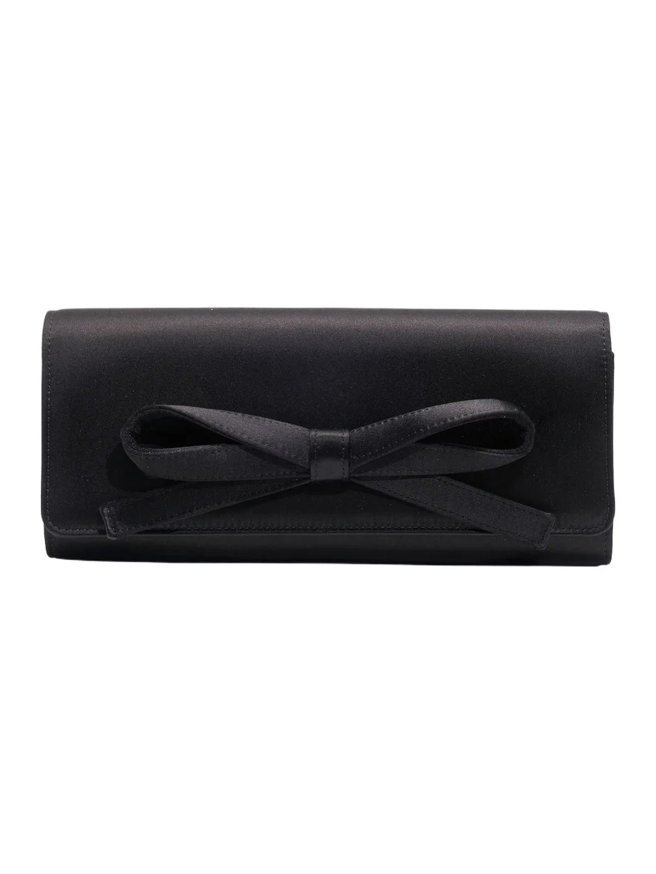 Carolina Herrera Women's Margaret Bow Satin Clutch