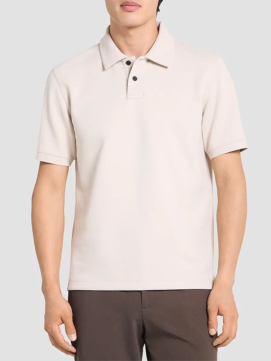 Theory Men's Delroy Cotton-Blend Polo Shirt | Thumbnail 4
