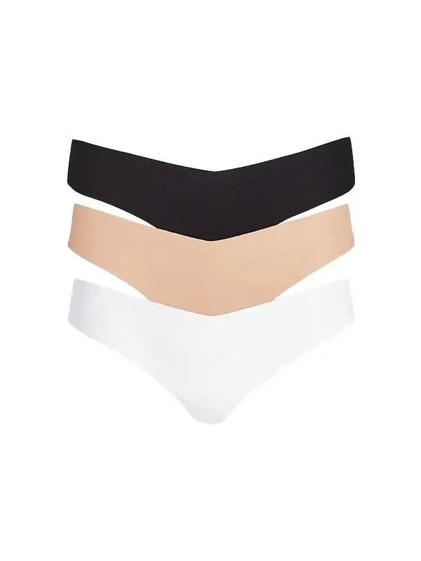 Commando Women's 3-Pack Cotton Thong Set