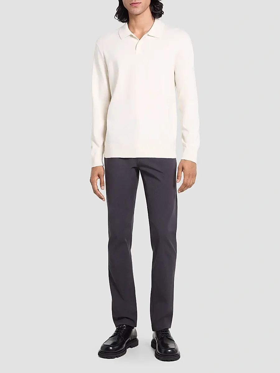 Theory Men's Goris Lightweight Knit Polo Sweater | Thumbnail 2