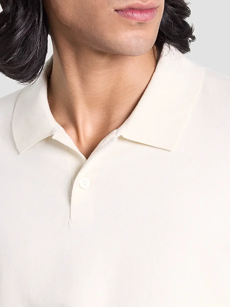 Theory Men's Goris Lightweight Knit Polo Sweater | Thumbnail 5