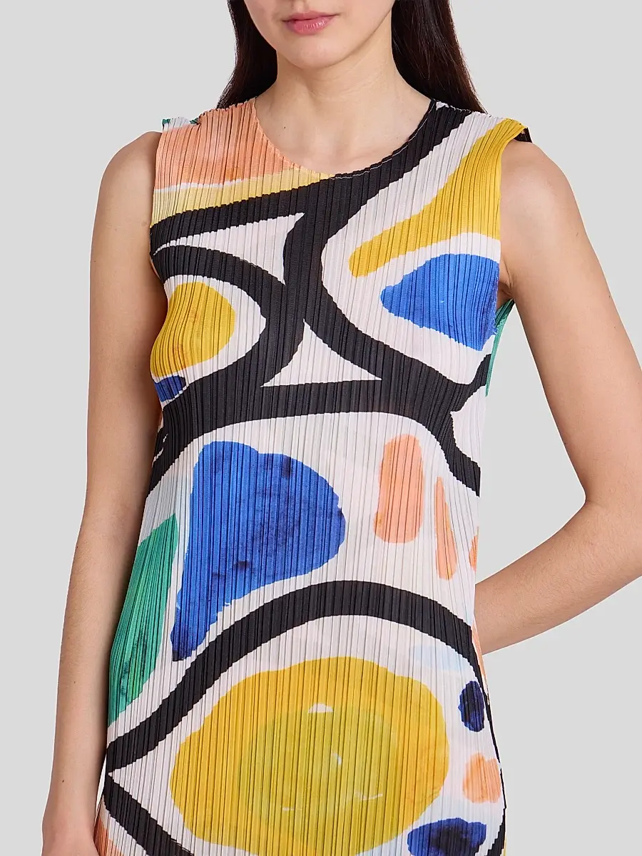Pleats Please Issey Miyake Women's Roll Printed Plissé Dress | Thumbnail 5 Pleats Please Issey Miyake Women's Roll Printed Plissé Dress | Thumbnail 5
