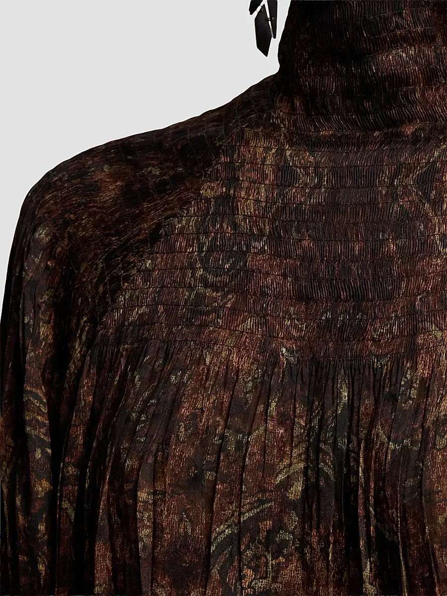 Ralph Lauren Collection Women's Maddison Tapestry Silk Blouse | Thumbnail 5 Ralph Lauren Collection Women's Maddison Tapestry Silk Blouse | Thumbnail 5