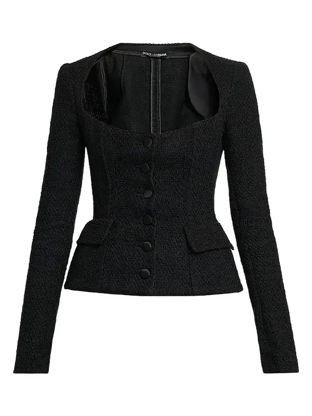 Women's Tweed Structured Jacket Women's Tweed Structured Jacket
