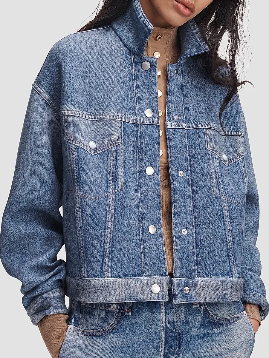 rag & bone Women's rb Miramar Mallow Trucker Jacket | Thumbnail 5 rag & bone Women's rb Miramar Mallow Trucker Jacket | Thumbnail 5