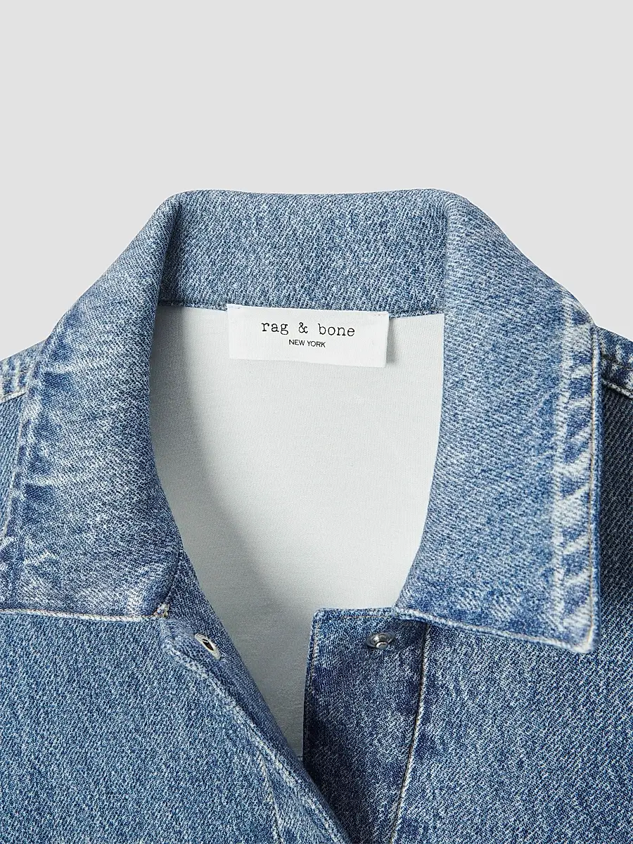 rag & bone Women's rb Miramar Mallow Trucker Jacket | Thumbnail 6 rag & bone Women's rb Miramar Mallow Trucker Jacket | Thumbnail 6