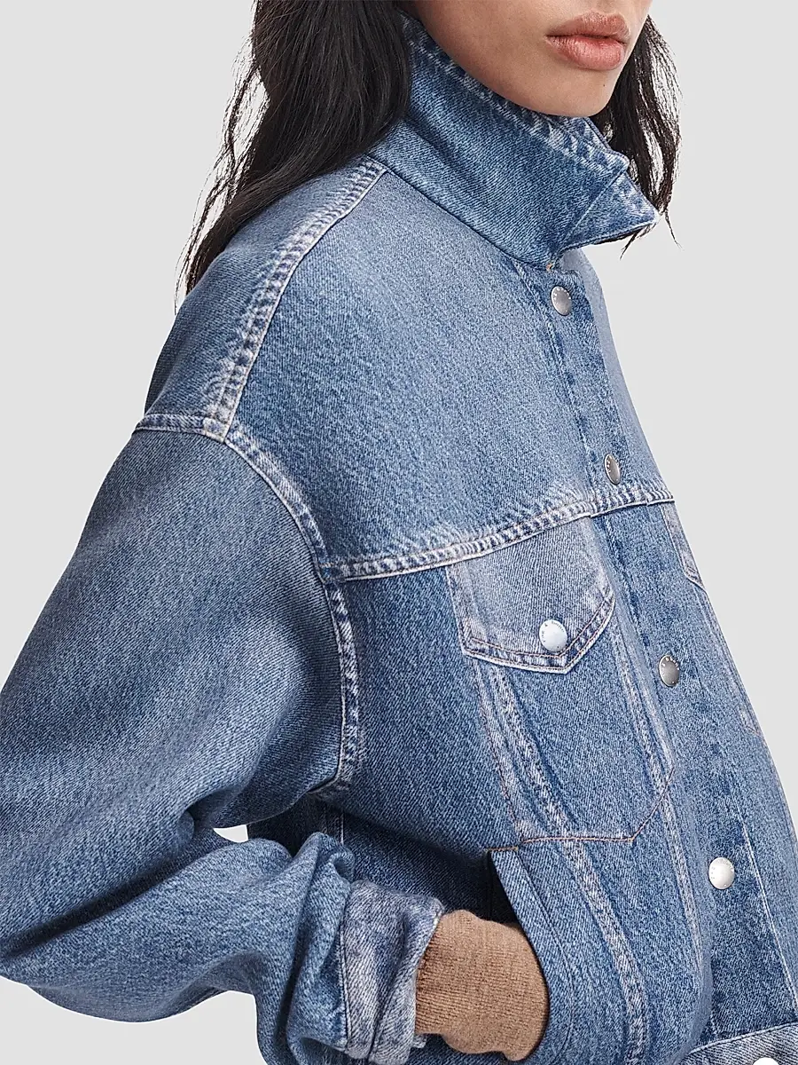 rag & bone Women's rb Miramar Mallow Trucker Jacket | Thumbnail 8 rag & bone Women's rb Miramar Mallow Trucker Jacket | Thumbnail 8