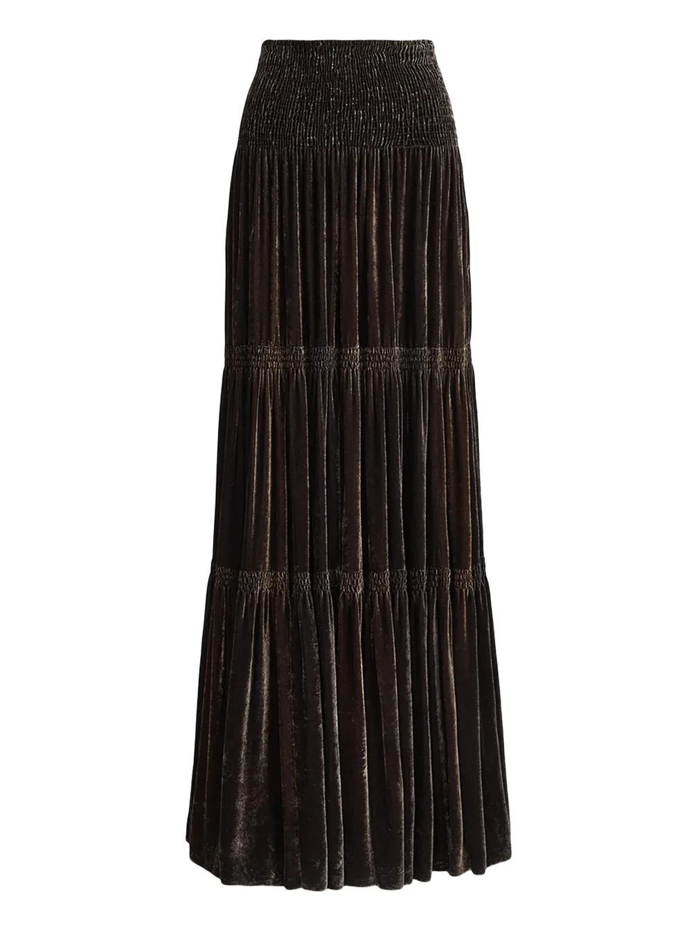 Women's Janie Velvet Pleated Maxi Skirt Women's Janie Velvet Pleated Maxi Skirt