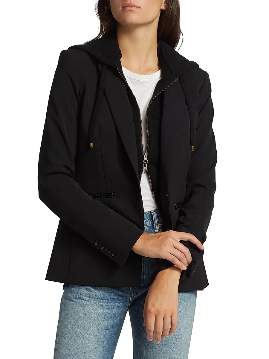 Veronica Beard Women's Hooded Cashmere Dickie | Thumbnail 3 Veronica Beard Women's Hooded Cashmere Dickie | Thumbnail 3