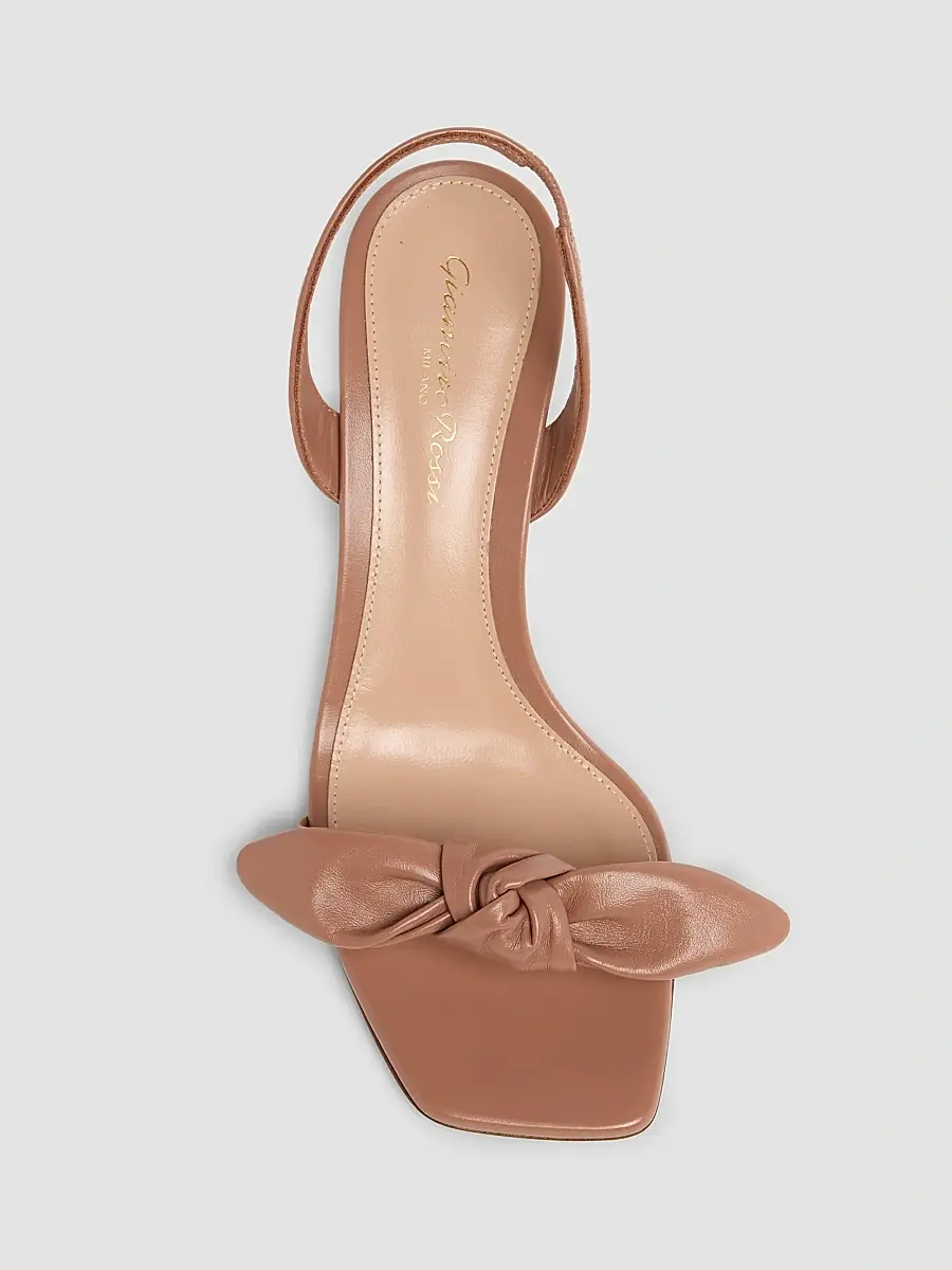 Gianvito Rossi Women's 70MM Leather Slingback Sandals | Thumbnail 4 Gianvito Rossi Women's 70MM Leather Slingback Sandals | Thumbnail 4