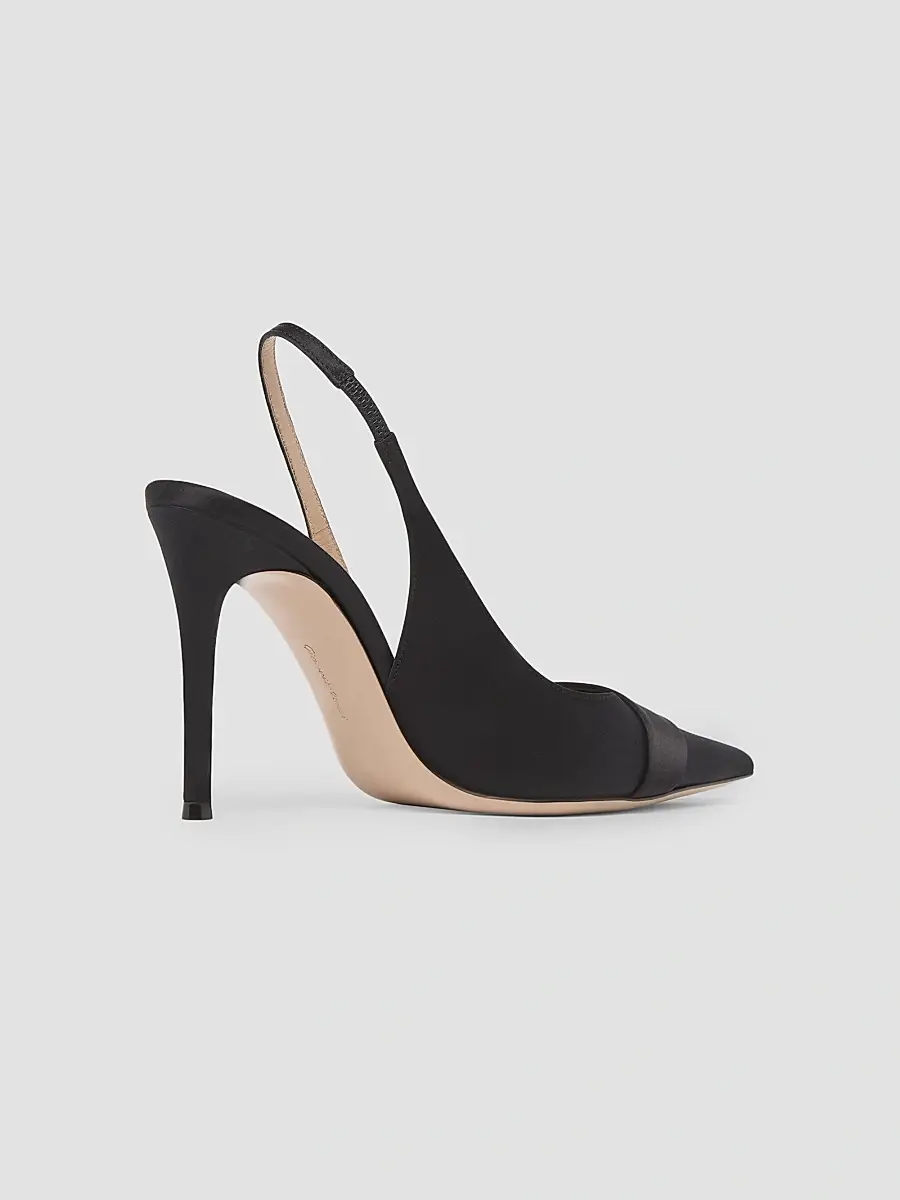Gianvito Rossi Women's 95MM Embellished Slingback Pumps | Thumbnail 2