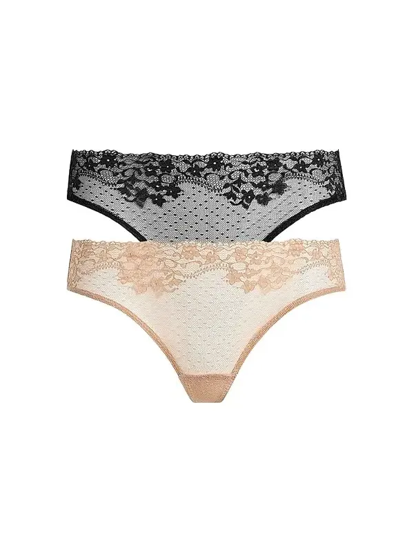 Commando Women's 2-Pack Lace-Trim Thong Set