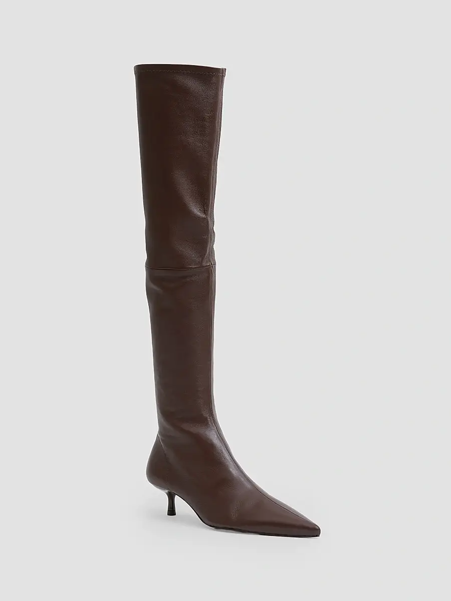 Simkhai Women's Joni 45MM Leather Over-the-Knee Boots | Thumbnail 2 Simkhai Women's Joni 45MM Leather Over-the-Knee Boots | Thumbnail 2