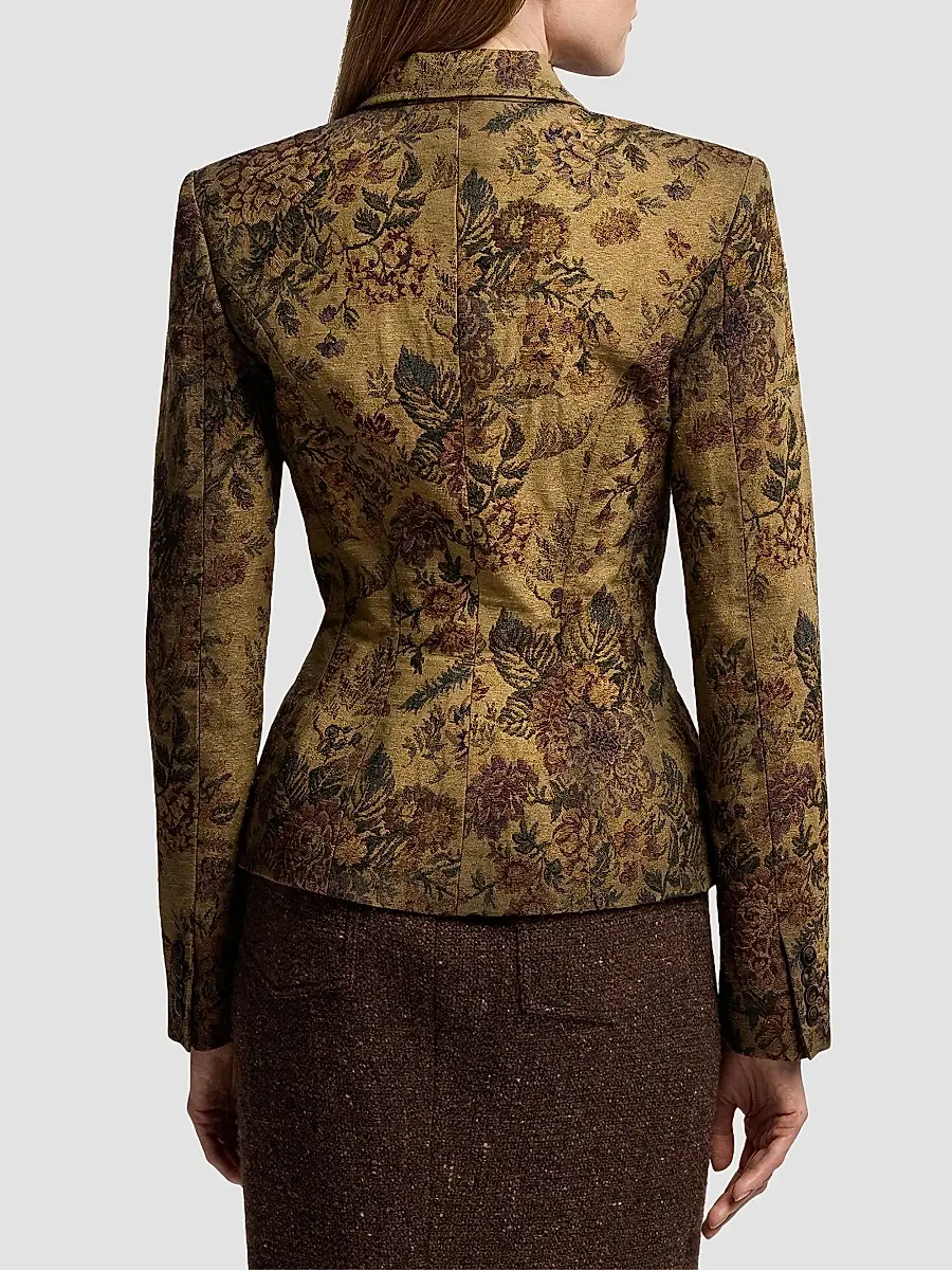 Ralph Lauren Collection Women's Maurice Tapestry Blazer | Thumbnail 3 Ralph Lauren Collection Women's Maurice Tapestry Blazer | Thumbnail 3