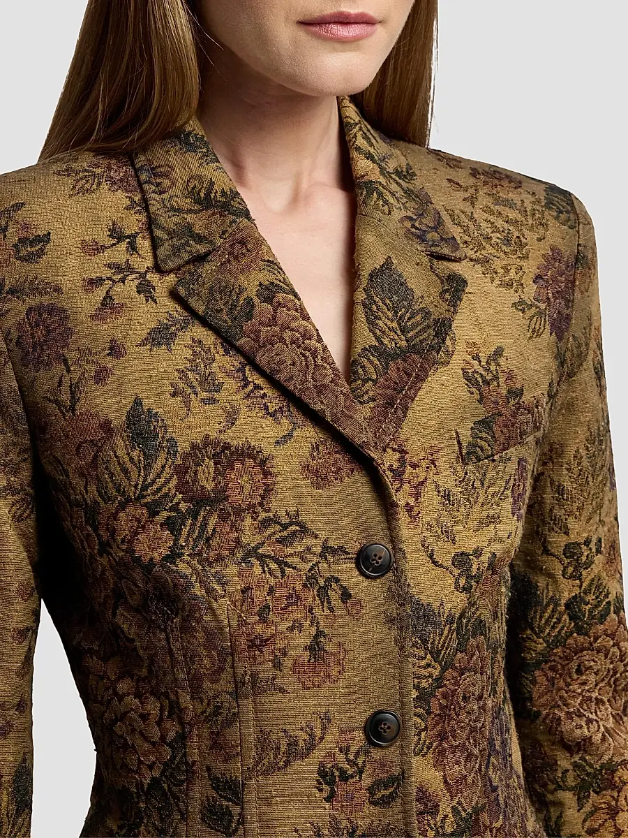 Ralph Lauren Collection Women's Maurice Tapestry Blazer | Thumbnail 5 Ralph Lauren Collection Women's Maurice Tapestry Blazer | Thumbnail 5