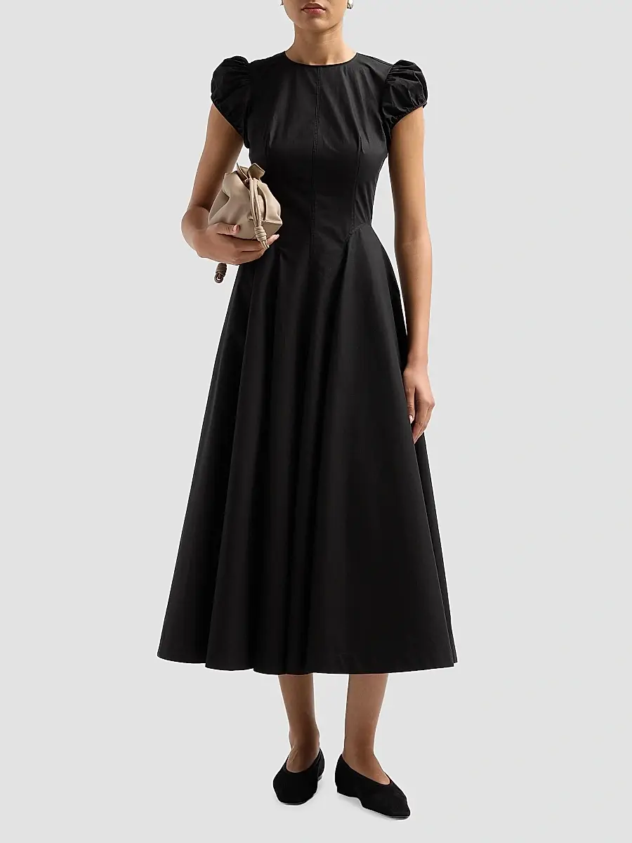 DÔEN Women's Rivelle Cotton Midi Dress | Thumbnail 2 DÔEN Women's Rivelle Cotton Midi Dress | Thumbnail 2