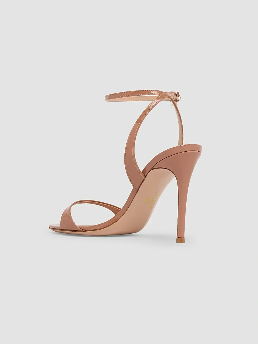Gianvito Rossi Women's 95MM Patent Leather Sandals | Thumbnail 2 Gianvito Rossi Women's 95MM Patent Leather Sandals | Thumbnail 2