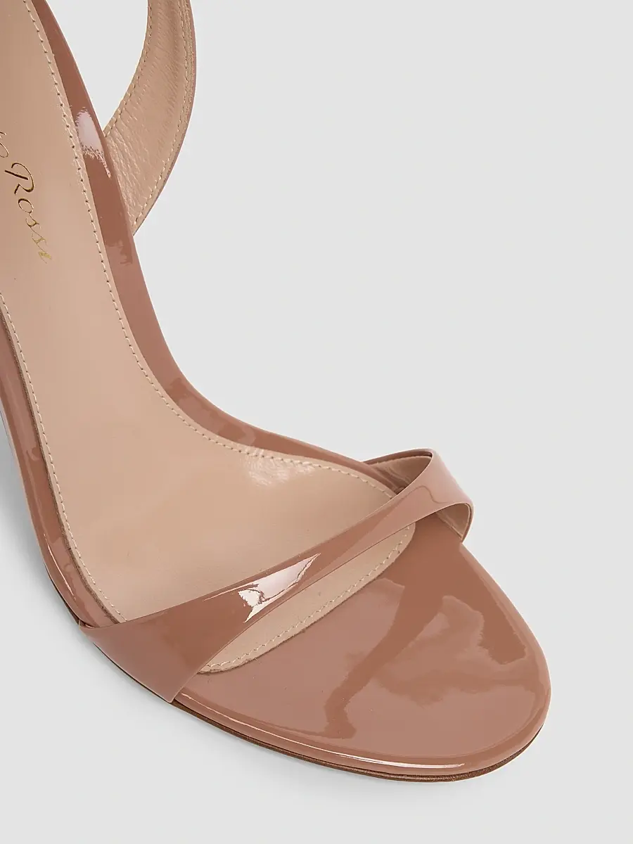 Gianvito Rossi Women's 95MM Patent Leather Sandals | Thumbnail 3 Gianvito Rossi Women's 95MM Patent Leather Sandals | Thumbnail 3