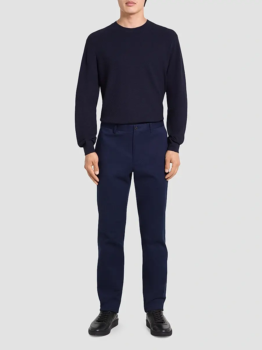 Theory Men's Zaine Cotton Straight-Leg Pants | Thumbnail 2