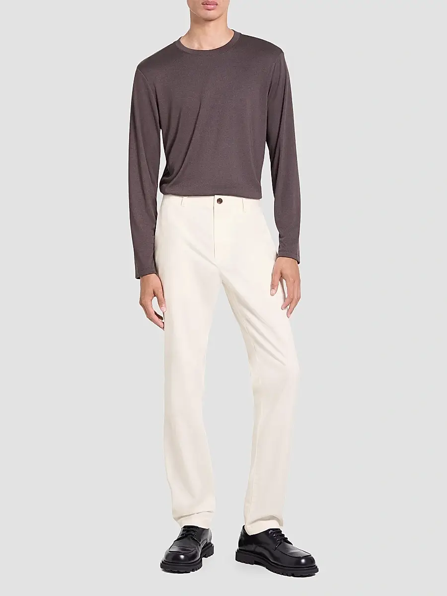 Theory Men's Zaine Cotton Straight-Leg Pants | Thumbnail 2