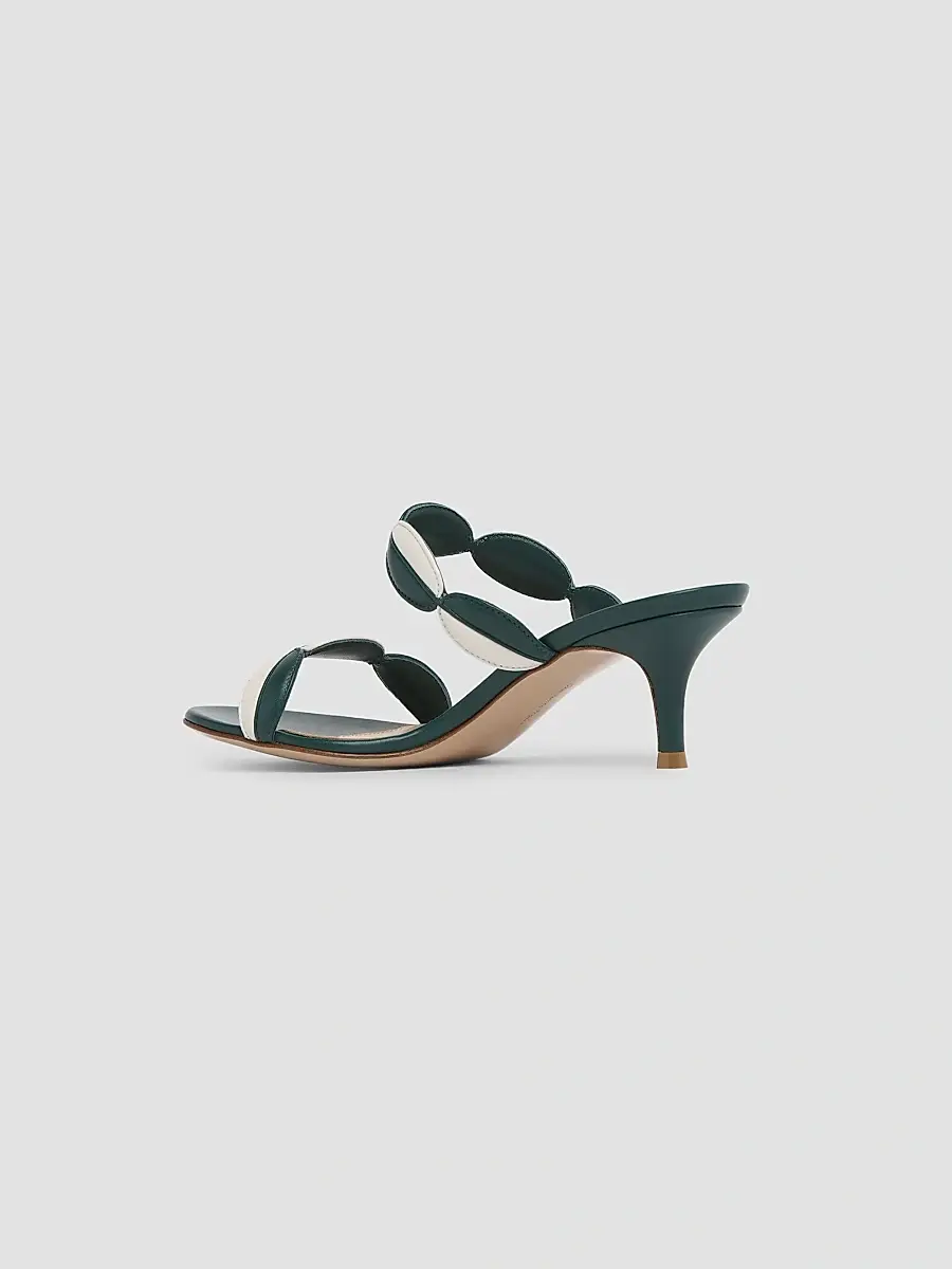 Gianvito Rossi Women's 55MM Colorblocked Leather Sandals | Thumbnail 2 Gianvito Rossi Women's 55MM Colorblocked Leather Sandals | Thumbnail 2