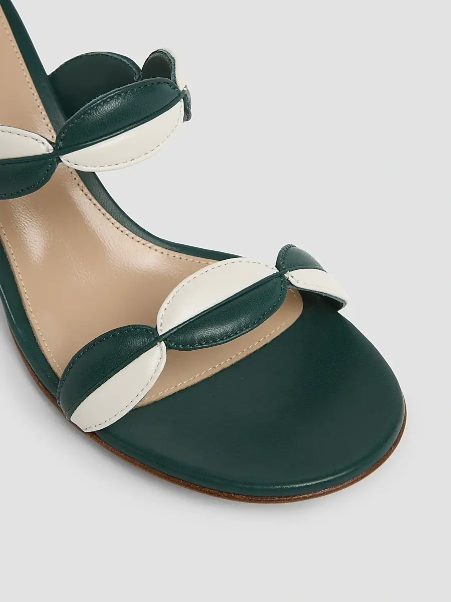 Gianvito Rossi Women's 55MM Colorblocked Leather Sandals | Thumbnail 3 Gianvito Rossi Women's 55MM Colorblocked Leather Sandals | Thumbnail 3