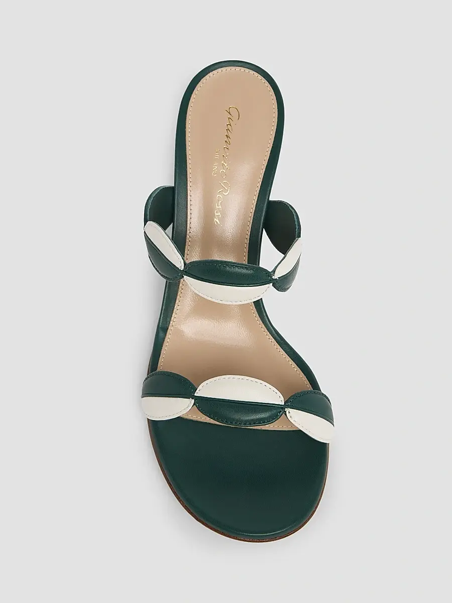 Gianvito Rossi Women's 55MM Colorblocked Leather Sandals | Thumbnail 4 Gianvito Rossi Women's 55MM Colorblocked Leather Sandals | Thumbnail 4