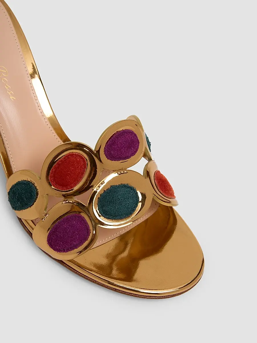 Gianvito Rossi Women's 70MM Leather & Suede Sandals | Thumbnail 3 Gianvito Rossi Women's 70MM Leather & Suede Sandals | Thumbnail 3