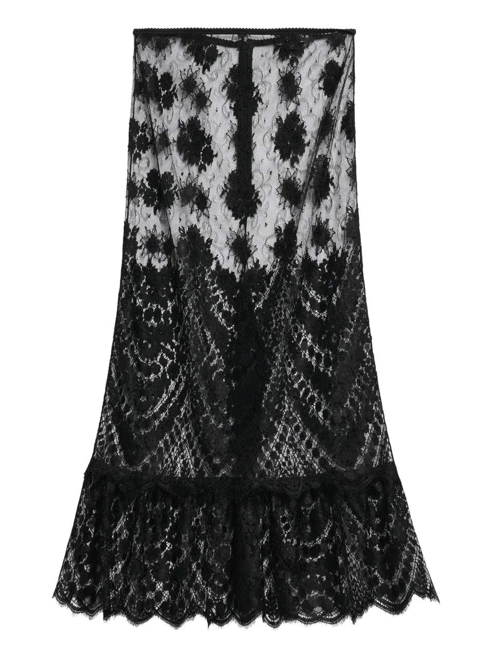 Dolce & Gabbana Women's Pizzo Chantilly Lace Midi Skirt