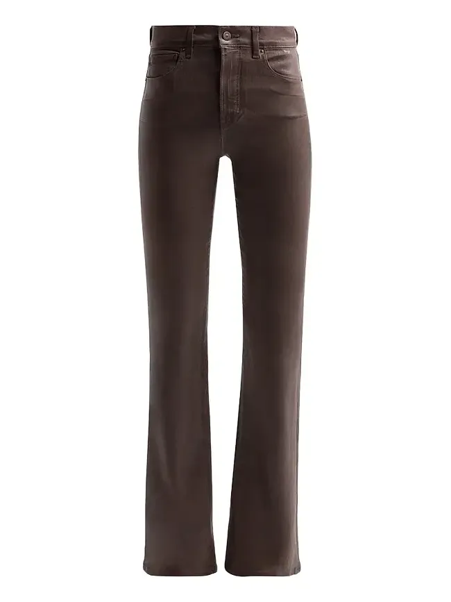 Veronica Beard Women's Beverly Coated Jeans