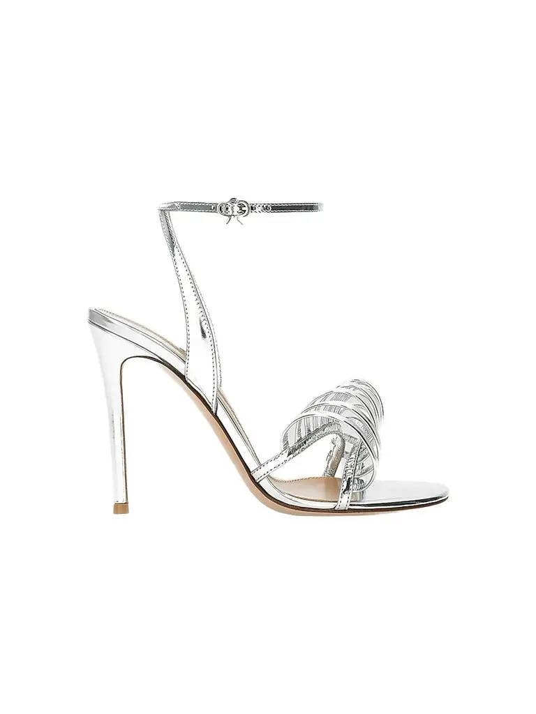 Gianvito Rossi Women's 105MM Sculptural Leather Sandals