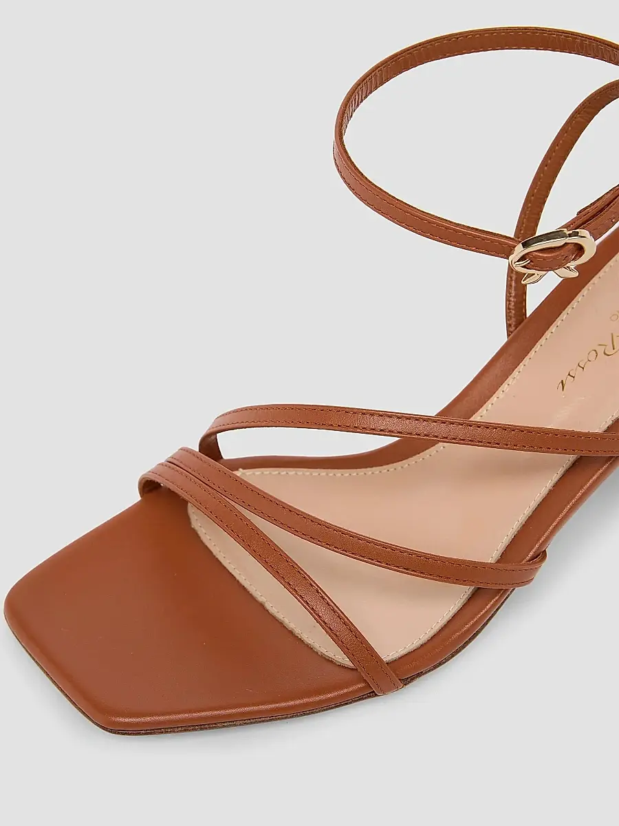 Gianvito Rossi Women's 55MM Leather Sandals | Thumbnail 3