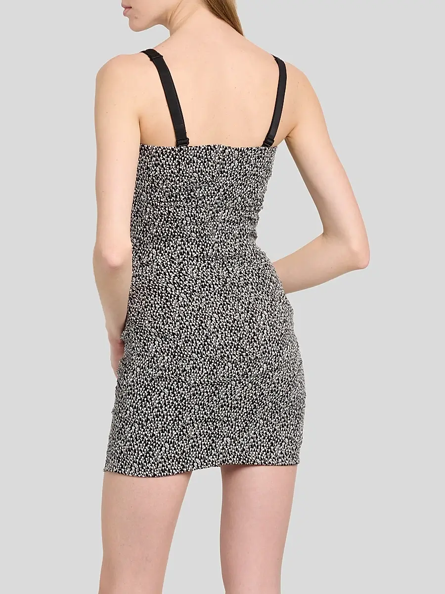 Dolce & Gabbana Women's Printed Stretch Silk Mini Dress | Thumbnail 3 Dolce & Gabbana Women's Printed Stretch Silk Mini Dress | Thumbnail 3