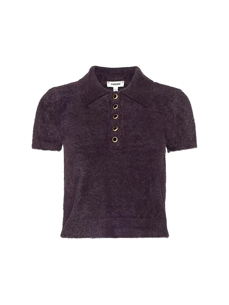 L'Agence Women's Cirrus Crop Polo Shirt