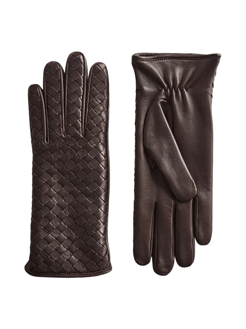 Bottega Veneta Women's Intrecciato Soft Nappa Leather Gloves