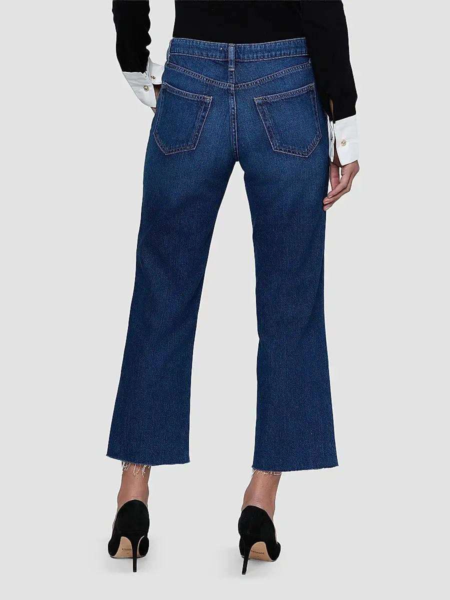 L'Agence Women's Wanda Wide-Leg Crop Jeans | Thumbnail 3 L'Agence Women's Wanda Wide-Leg Crop Jeans | Thumbnail 3