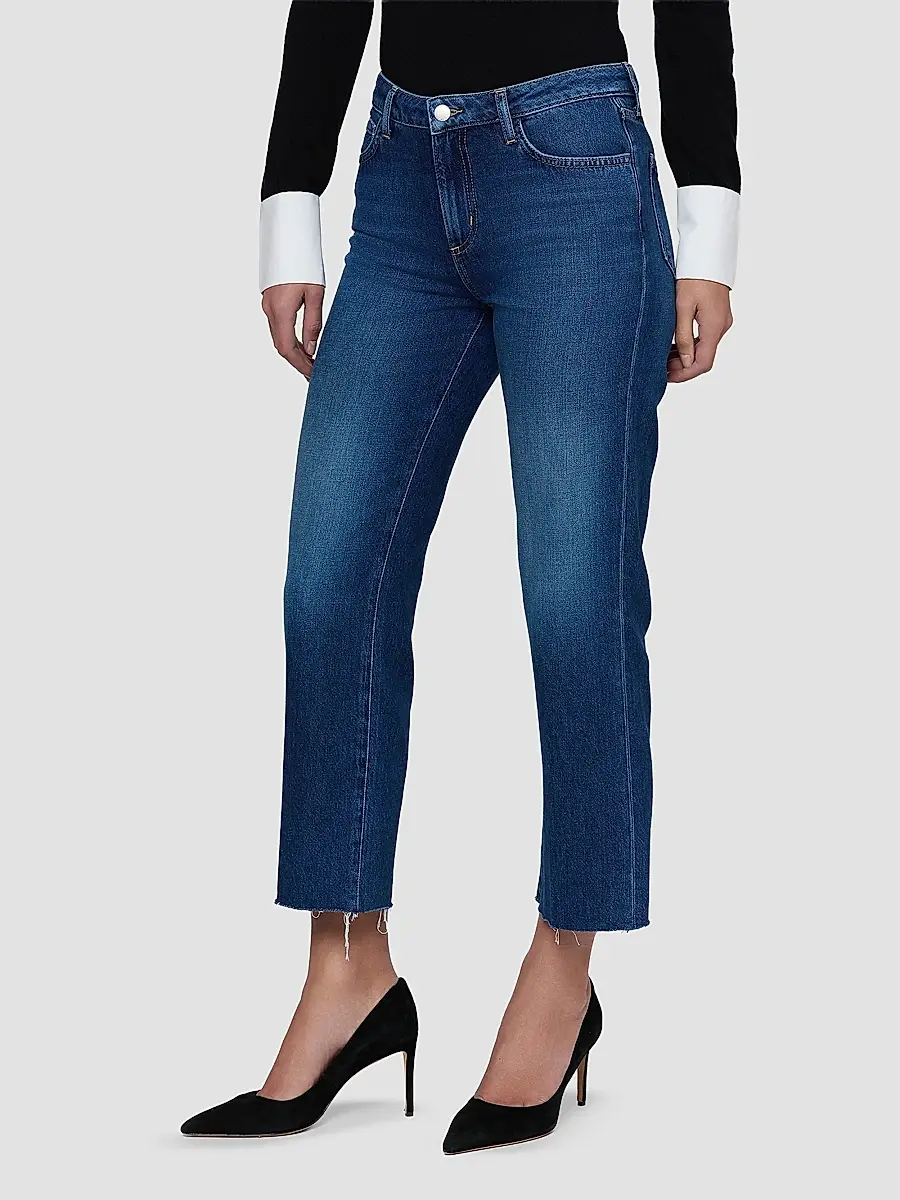 L'Agence Women's Wanda Wide-Leg Crop Jeans | Thumbnail 5 L'Agence Women's Wanda Wide-Leg Crop Jeans | Thumbnail 5