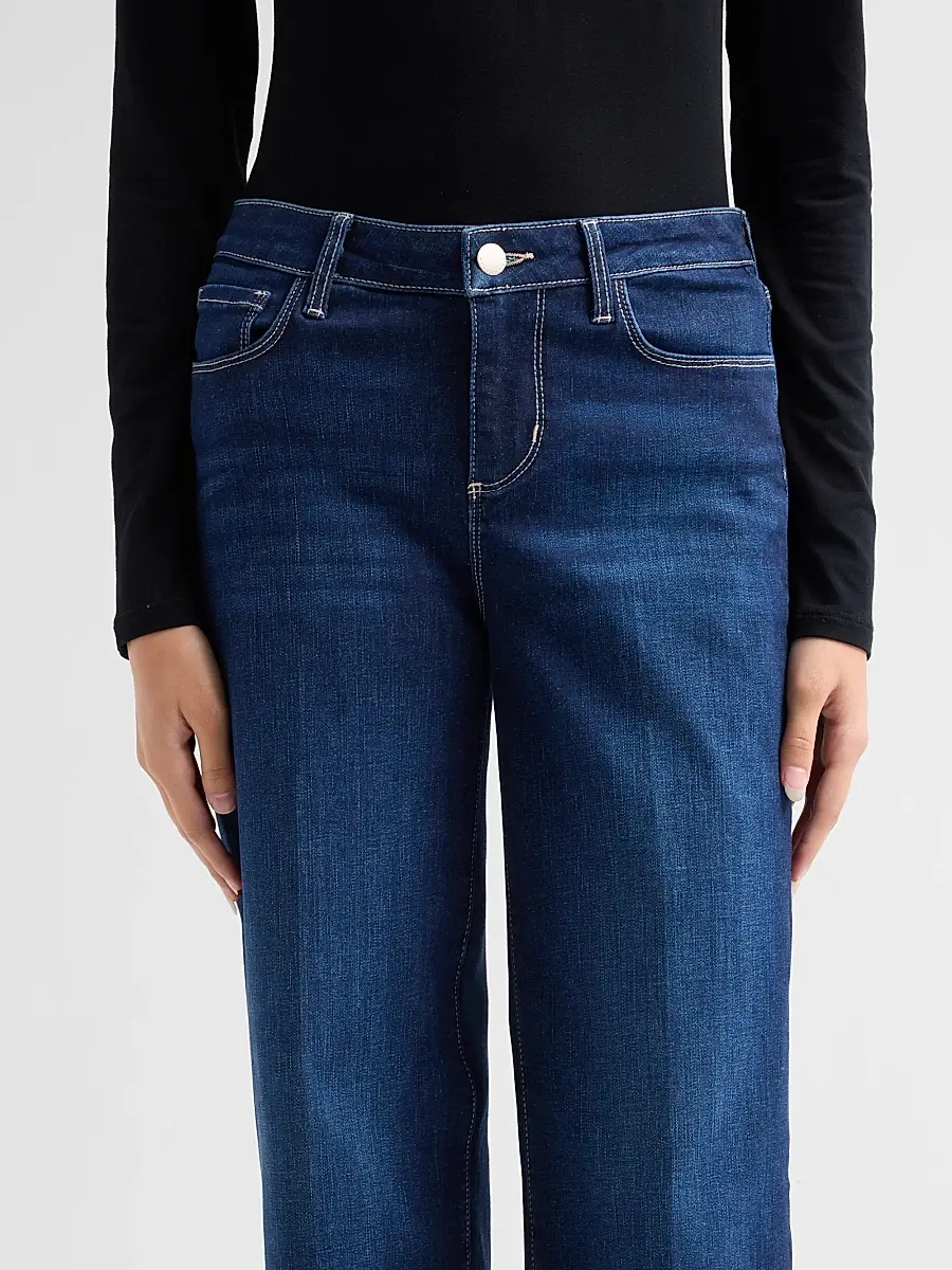 L'Agence Women's Scottie High-Rise Wide-Leg Jeans | Thumbnail 5 L'Agence Women's Scottie High-Rise Wide-Leg Jeans | Thumbnail 5
