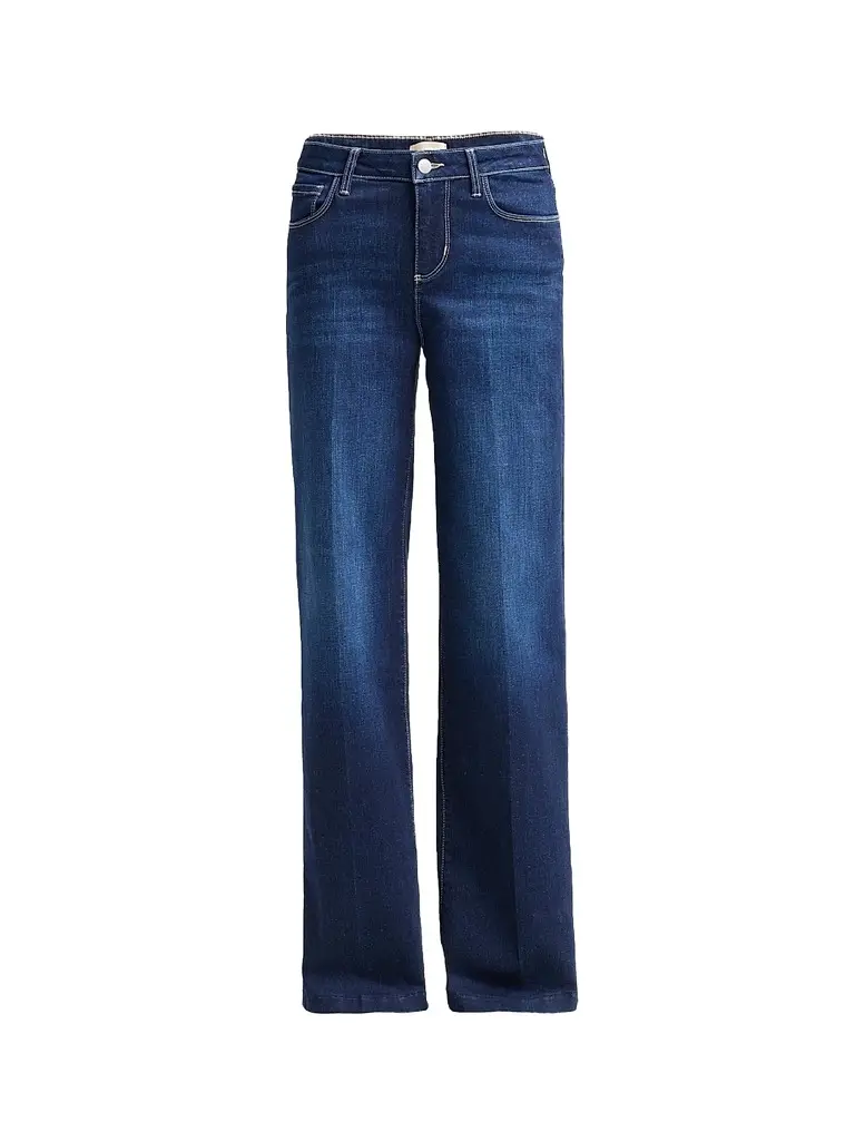 L'Agence Women's Scottie High-Rise Wide-Leg Jeans