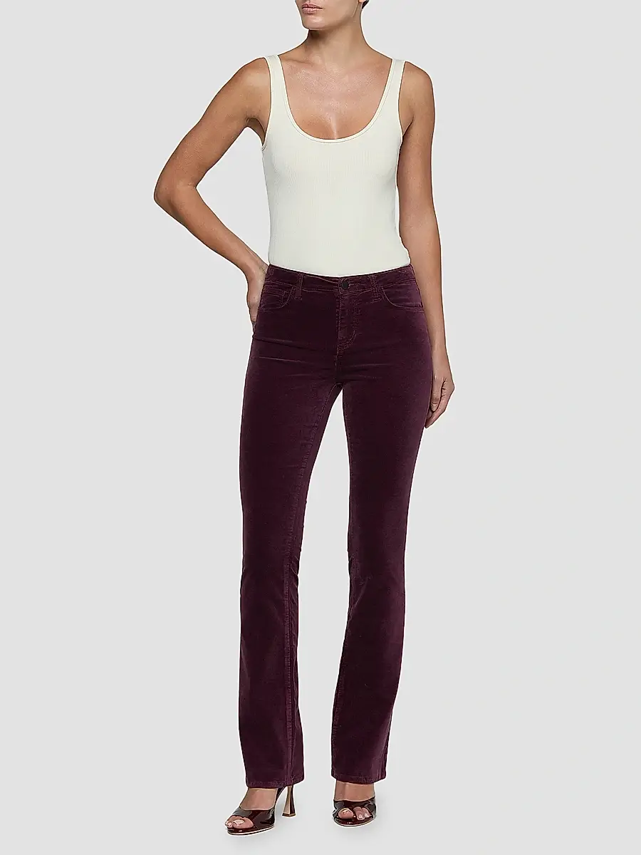 L'Agence Women's Stevie High-Rise Straight-Leg Jeans | Thumbnail 2 L'Agence Women's Stevie High-Rise Straight-Leg Jeans | Thumbnail 2