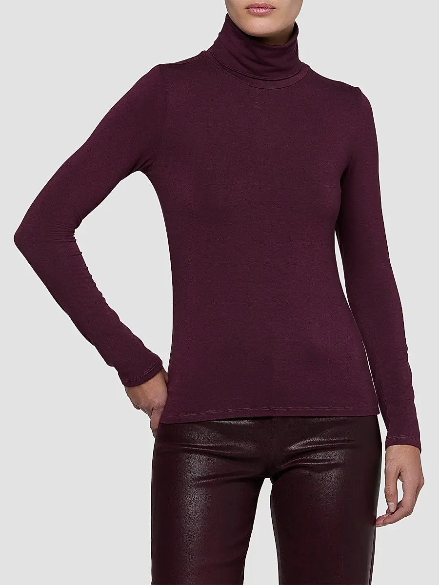 L'Agence Women's Lani Turtleneck Top | Thumbnail 4 L'Agence Women's Lani Turtleneck Top | Thumbnail 4