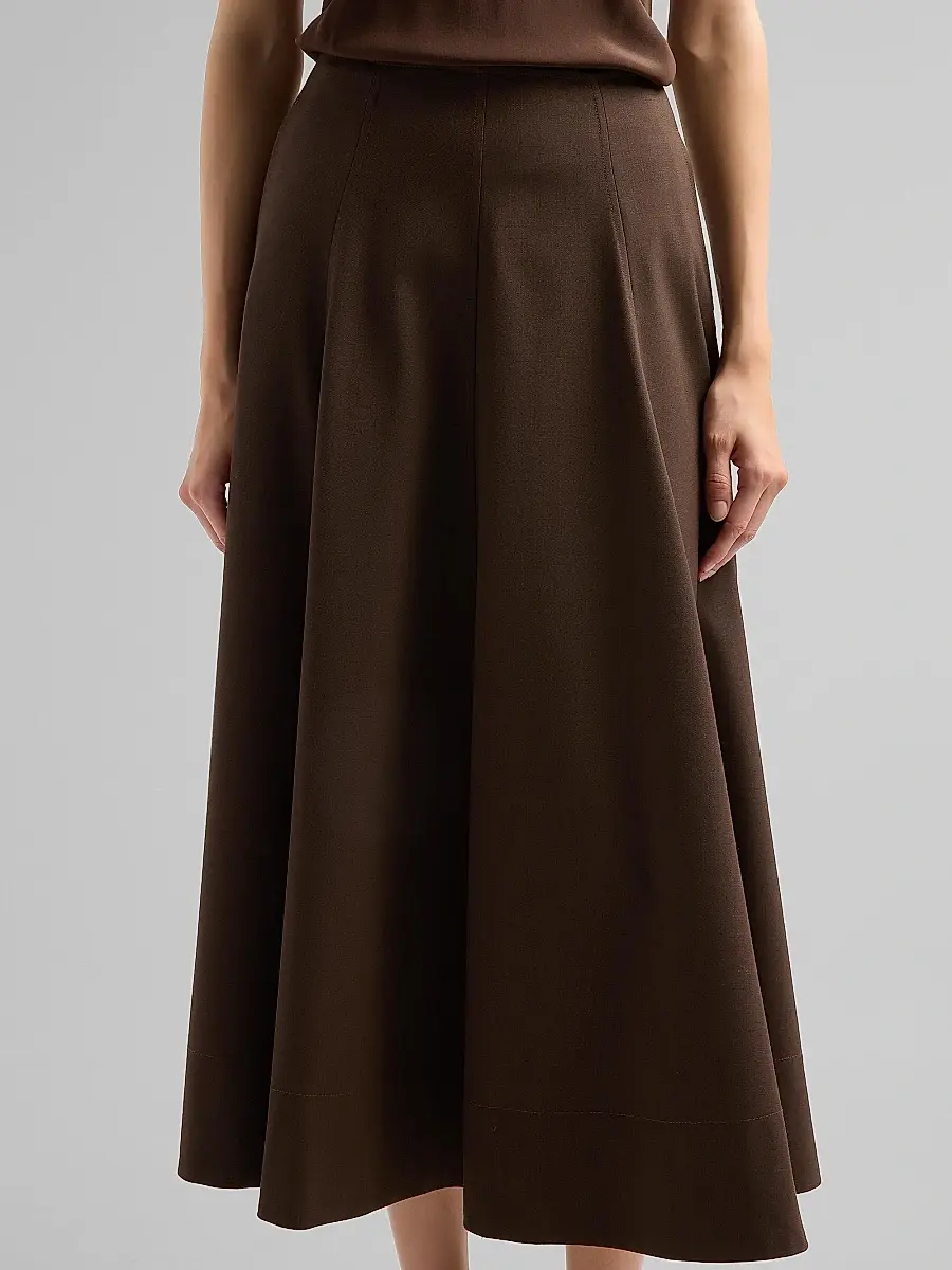 A.L.C. A. L.C. Women's Aminah Virgin Wool-Blend A-Line Midi Skirt | Thumbnail 5 A.L.C. A. L.C. Women's Aminah Virgin Wool-Blend A-Line Midi Skirt | Thumbnail 5