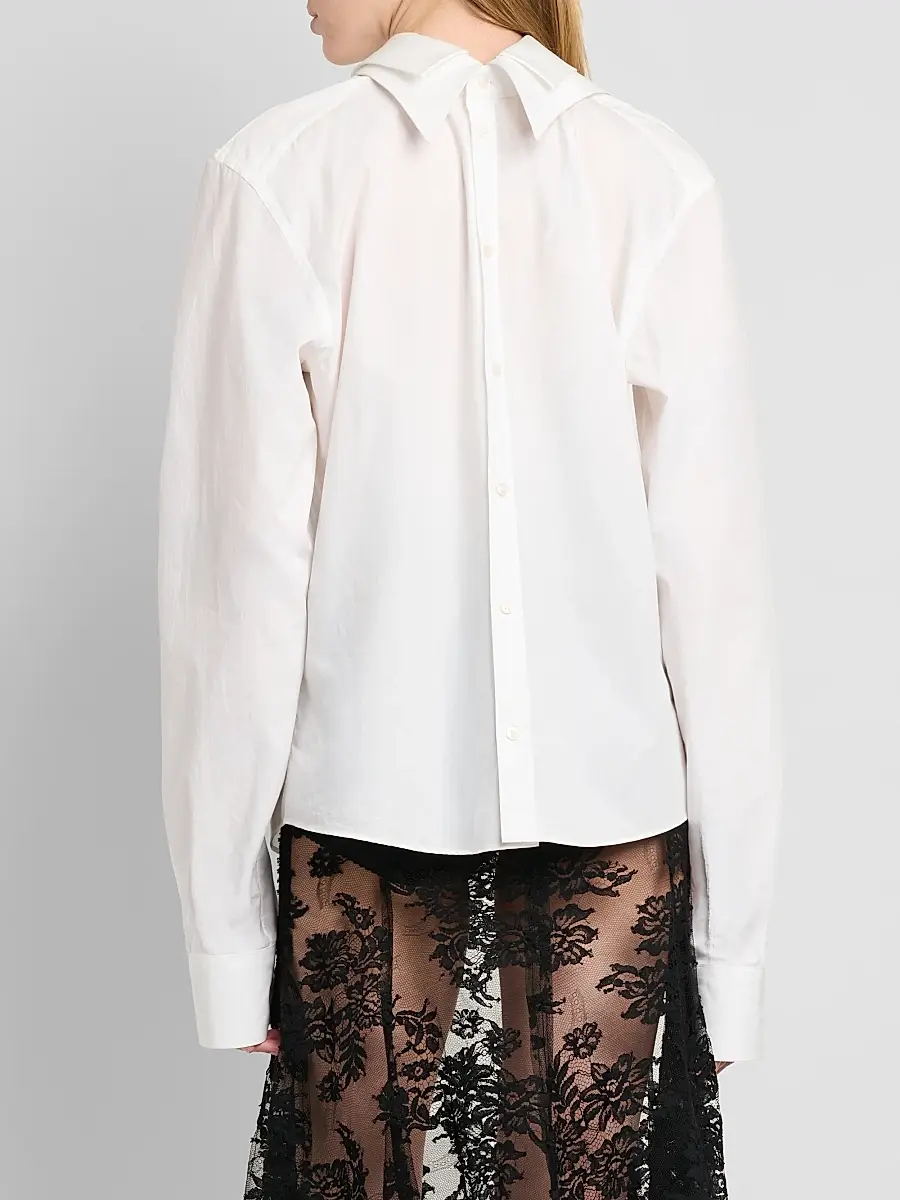 Dolce & Gabbana Women's Poplin Cotton Slim Shirt | Thumbnail 3 Dolce & Gabbana Women's Poplin Cotton Slim Shirt | Thumbnail 3