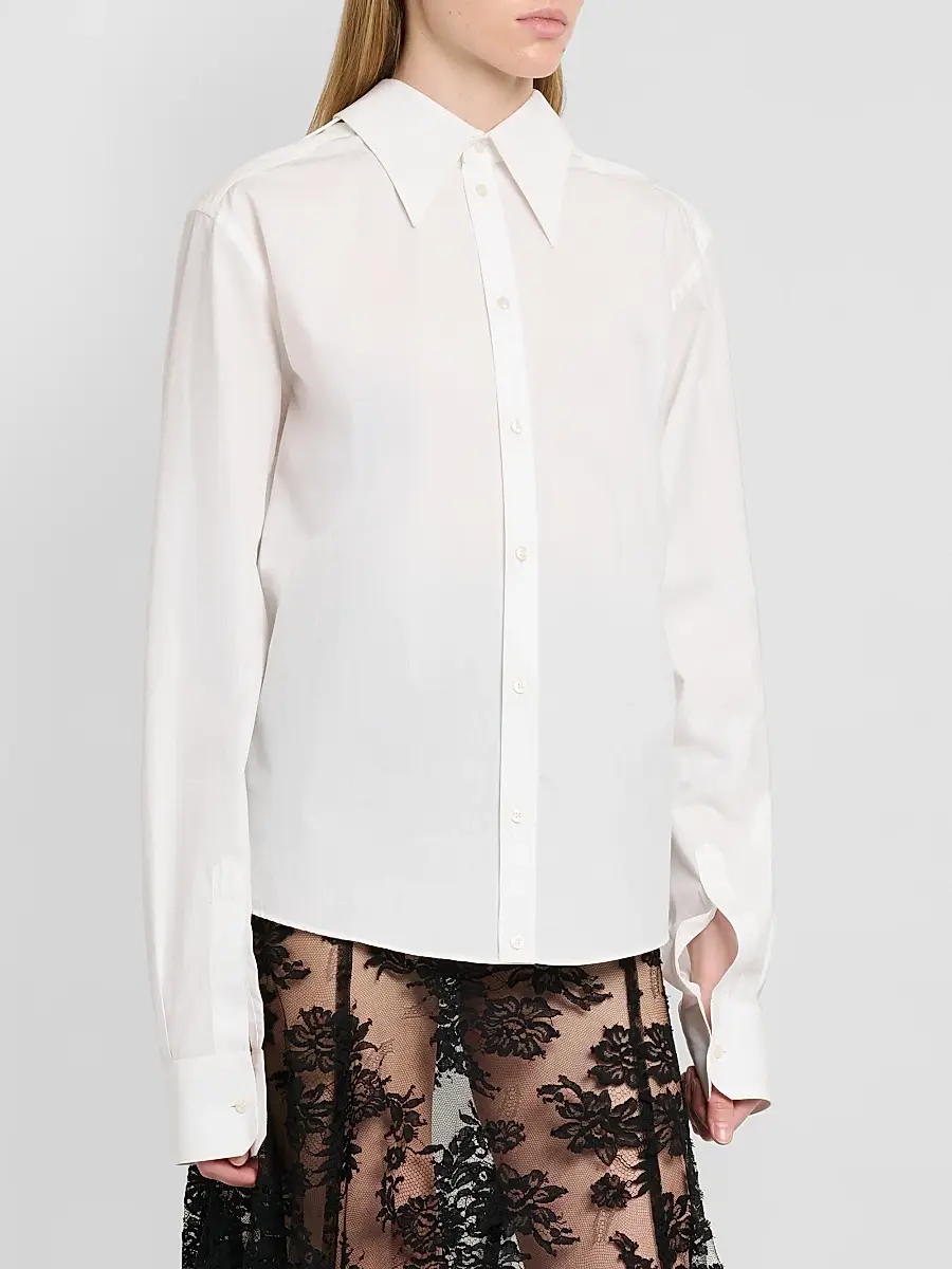 Dolce & Gabbana Women's Poplin Cotton Slim Shirt | Thumbnail 4 Dolce & Gabbana Women's Poplin Cotton Slim Shirt | Thumbnail 4