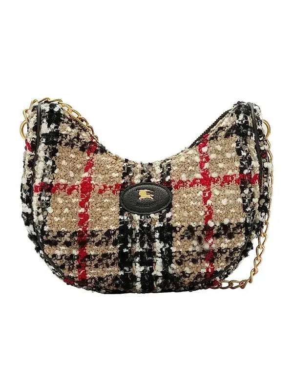 Women's Horseshoe Check Chain Bag