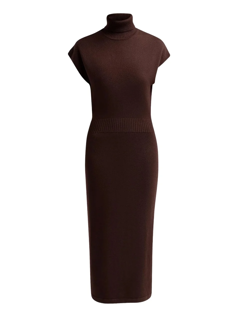 Women's Natalie Wool Knit Turtleneck Midi-Dress
