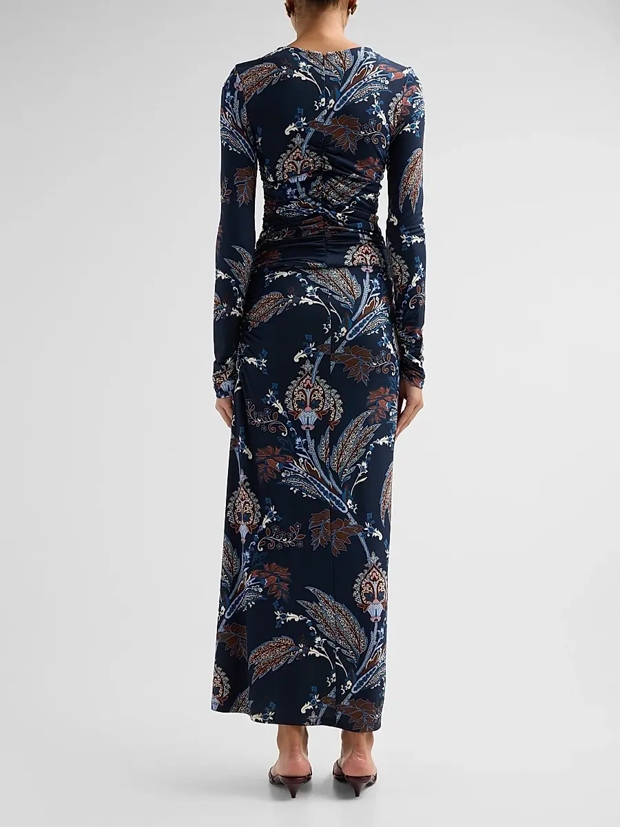 Cara Cara Women's Piermond Paisley Jersey Maxi Dress | Thumbnail 3 Cara Cara Women's Piermond Paisley Jersey Maxi Dress | Thumbnail 3